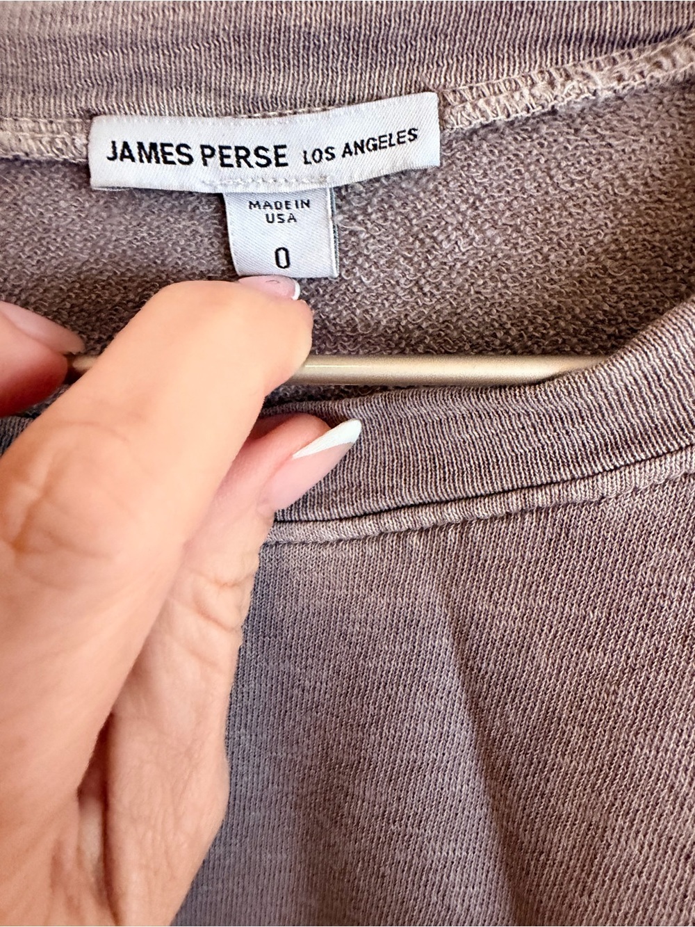 James Perse Relaxed Crewneck Sweatshirt size 0/XS - Picture 9 of 10